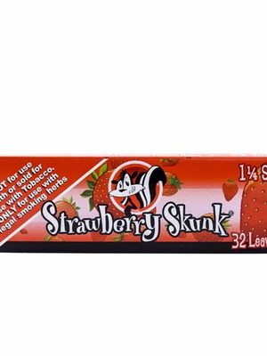 Skunk 1, 1/4 Strawberry rolling paper new