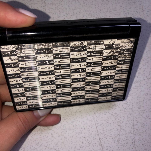 MAC eyeshadow palette used with unique design