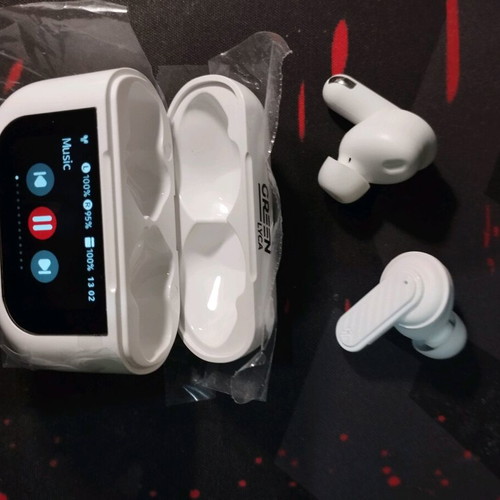 Bluetooth V5.3 in-ear with touch screen on case like new
