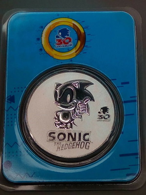 Niue 2 dollars 1 oz 30 years of Sonic 2021 new blister