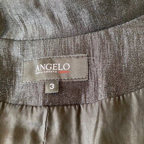 Suit set with maxi skirt early 2000s, like new, black and silver