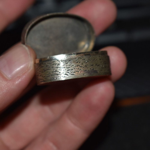 Vintage silver box used