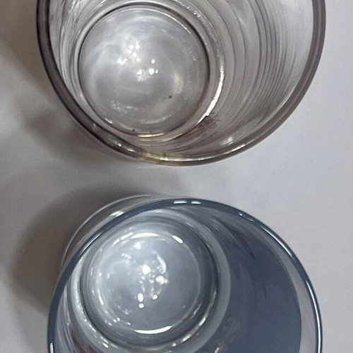 Ouzo 12 Advertising Glasses Set Like New, Retro 80s-90s