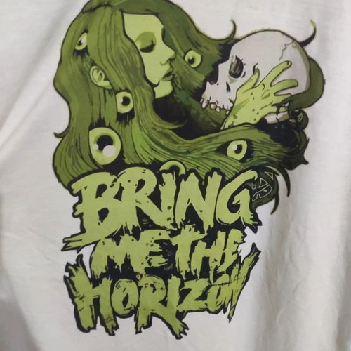 Bring Me The Horizon T-shirt XL used, white