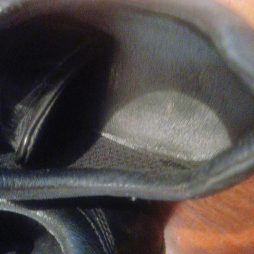 Geox men's shoes size 43 like new, black leather