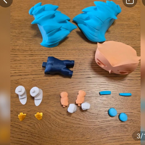 Vegeta premium 3D printed figure new