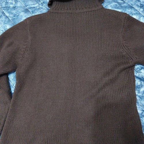 Y2K wool sweater, brown, size L