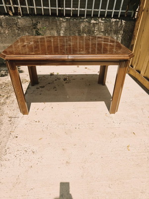 Solid Wood Dining Table used, transport available