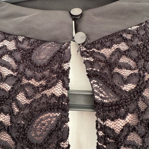 Mini dress Tea N Rose black like new, lace and satin, size M