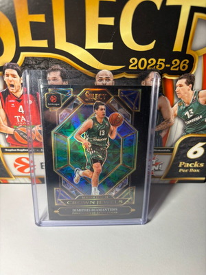 2025-26 Panini Select EuroLeague Crown Jewels #2 Dimitris Diamantidis card like new