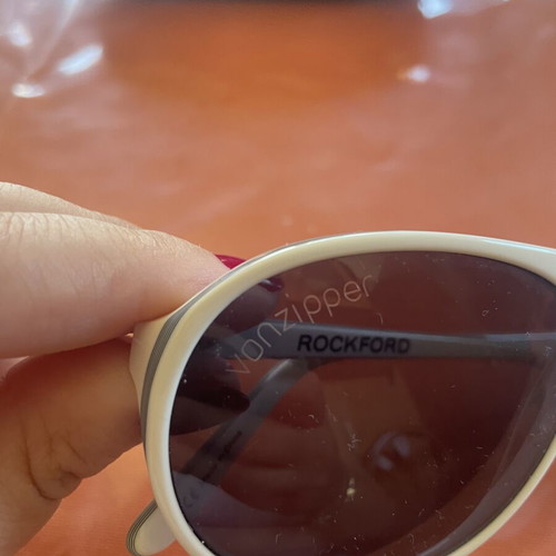 Vonzipper sunglasses like new, white frame