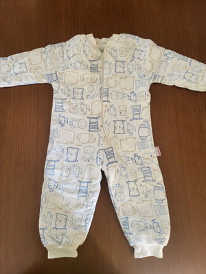 Sleeping bag used for 2 years old, length 70 cm