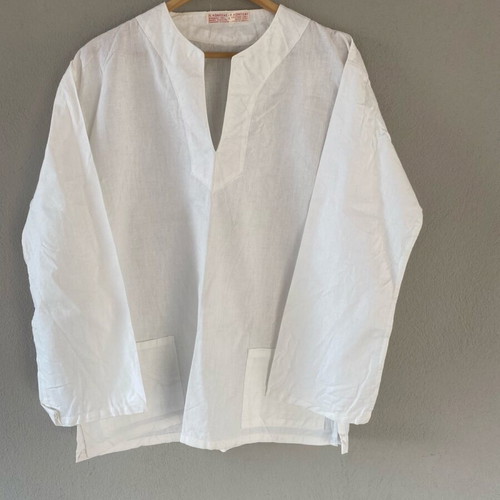 White kaftan like new, 100% cotton, Greek craftsmanship