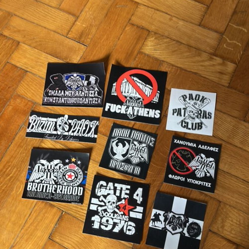 PAOK stickers new, set 50-10 euros
