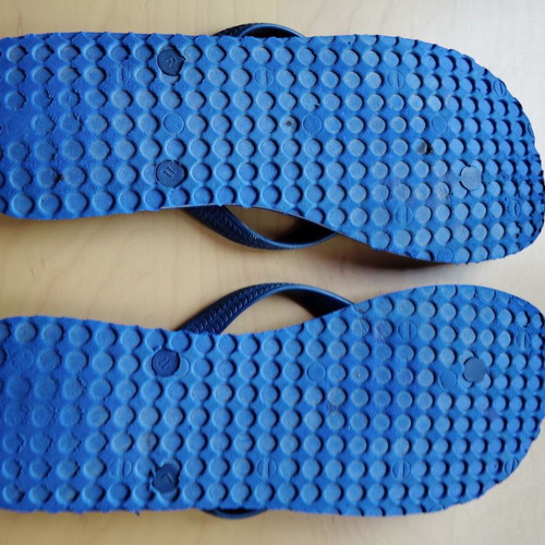 Puma flip-flops used, size 46, blue