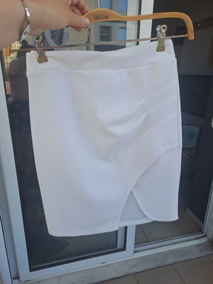 Midi skirt white like new, size S