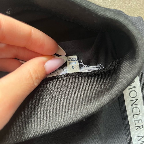 Moncler black kids leggings age 3 like new