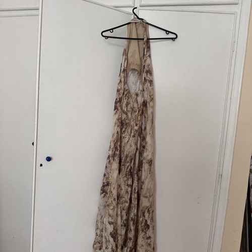 Boho dress asymmetrical front backless like new