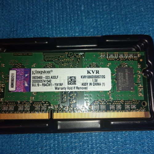 Laptop RAM DDR1 - DDR2 used, pack of 7 pieces 1GB - 2GB