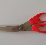 Solingen vintage sewing scissors used, stainless steel, right-handed