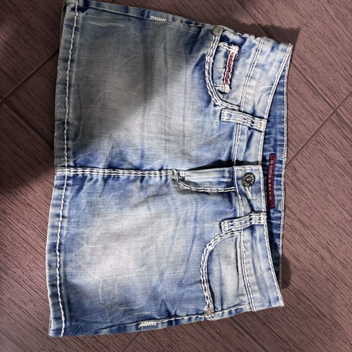 Short skirt light blue, size S/M, like new