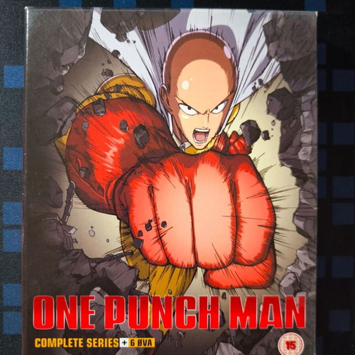 One Punch Man Complete Series Blu-ray Set with Secret Note Booklet and Sleeve