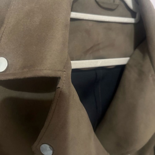 Zara brown suede jacket like new, size XS