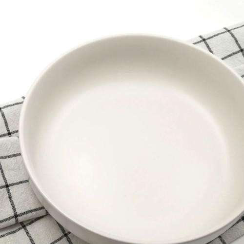 Vicko Essential soup plates set of 5, semi-porcelain, greige, 20.4 cm diameter