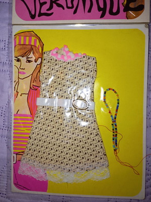 Vintage ρούχα για κούκλες "La boutique de Veronique" καινούργιο