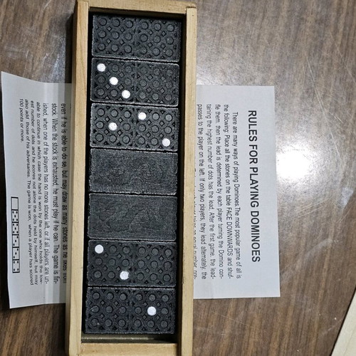 Domino board game like new with English instructions
