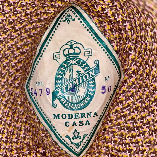 Vintage hats used, old Greek from the 1960s