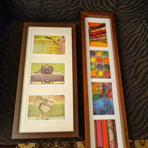 Modern frames like new, set of 2 pieces 73x18 and 53x26 cm