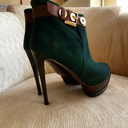 Luis Onofre ankle boots new, genuine suede leather, size 36