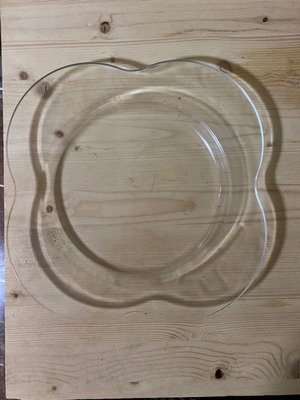 Glass platter used