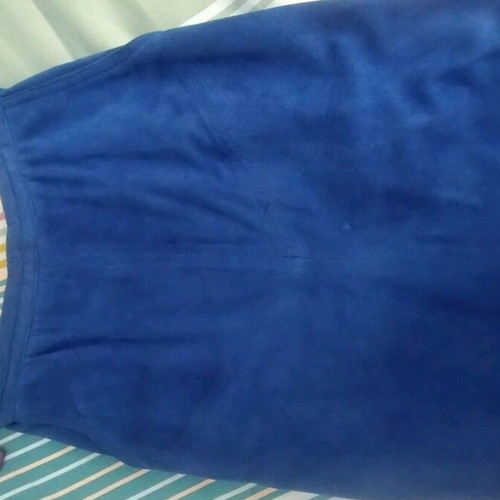 Vintage suede skirt used, genuine leather, with pockets
