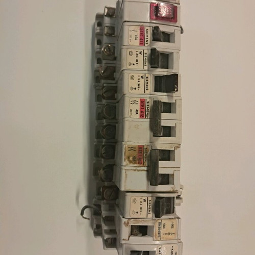 Switches, fuses and antenna cable used