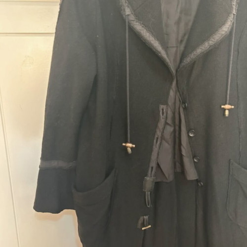 Black coat, XL size
