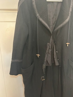 Black coat, XL size