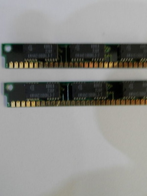 Ram SIMM 30 pin one sided 2 pcs used vintage for retro PC