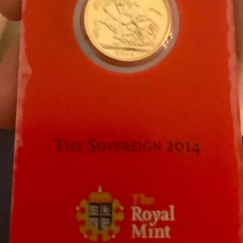 The Sovereign 2014 coin