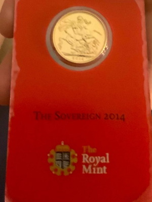 The Sovereign 2014 coin