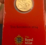 The Sovereign 2014 coin