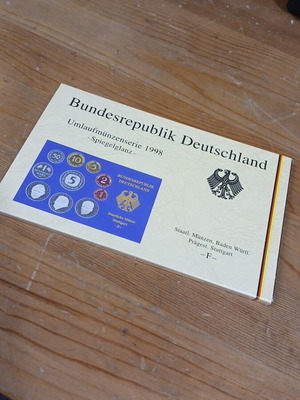 Συλλεκτικό σετ νομίσματα Γερμανίας 1998 F σαν καινούργιο