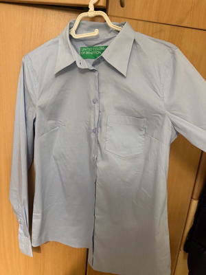 Πουκάμισο Benetton Medium σαν καινούργιο, γαλάζιο