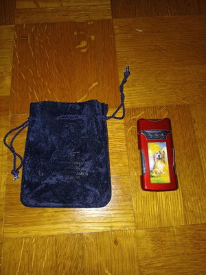 Antique windproof lighter used with design and case