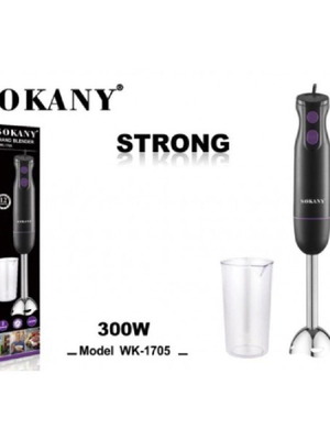 Ραβδομπλέντερ Sokany WK-1705 με δοχείο μαύρο, 2 ταχύτητες, 300W