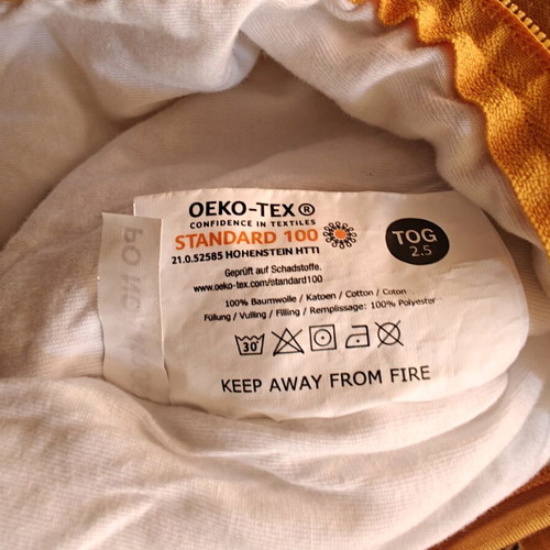 Meyco Baby Sleeping Bag TOG 2.5 Size 62 Zebra Pattern like new