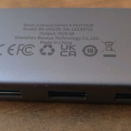 Baseus Ultra Joy USB Hub like new