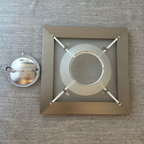 Vibia Sandwich ceiling light 50x50 cm metal matte and opal glass like new