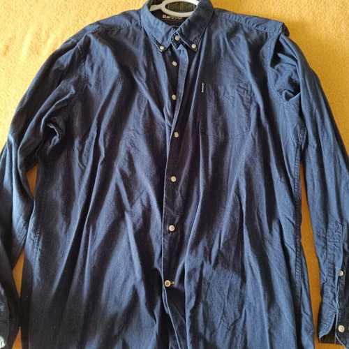 Barbour tailored fit blue shirt XXL like new
